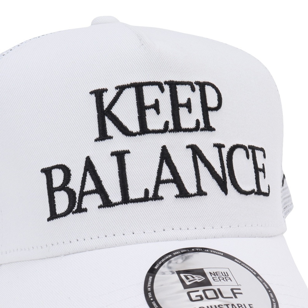 ニューエラ（NEW ERA）（メンズ、レディース）ゴルフ キャップ 9FORTY A-Frame トラッカー Keep Balance 14109249