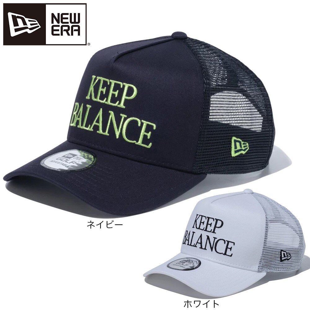ニューエラ（NEW ERA）（メンズ、レディース）ゴルフ キャップ 9FORTY A-Frame トラッカー Keep Balance 14109249