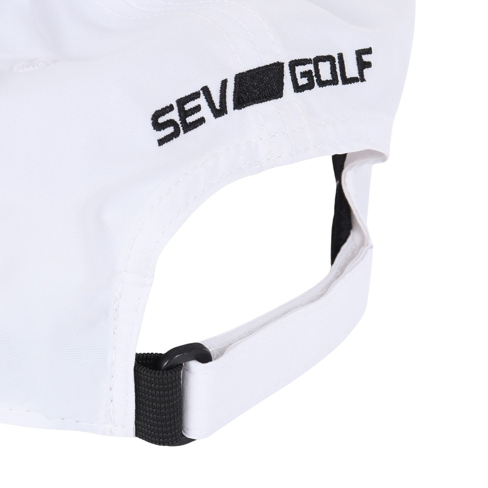 セブゴルフ（SEV GOLF）（メンズ）ゴルフ 撥水キャップ 24SGCPKH001WHT