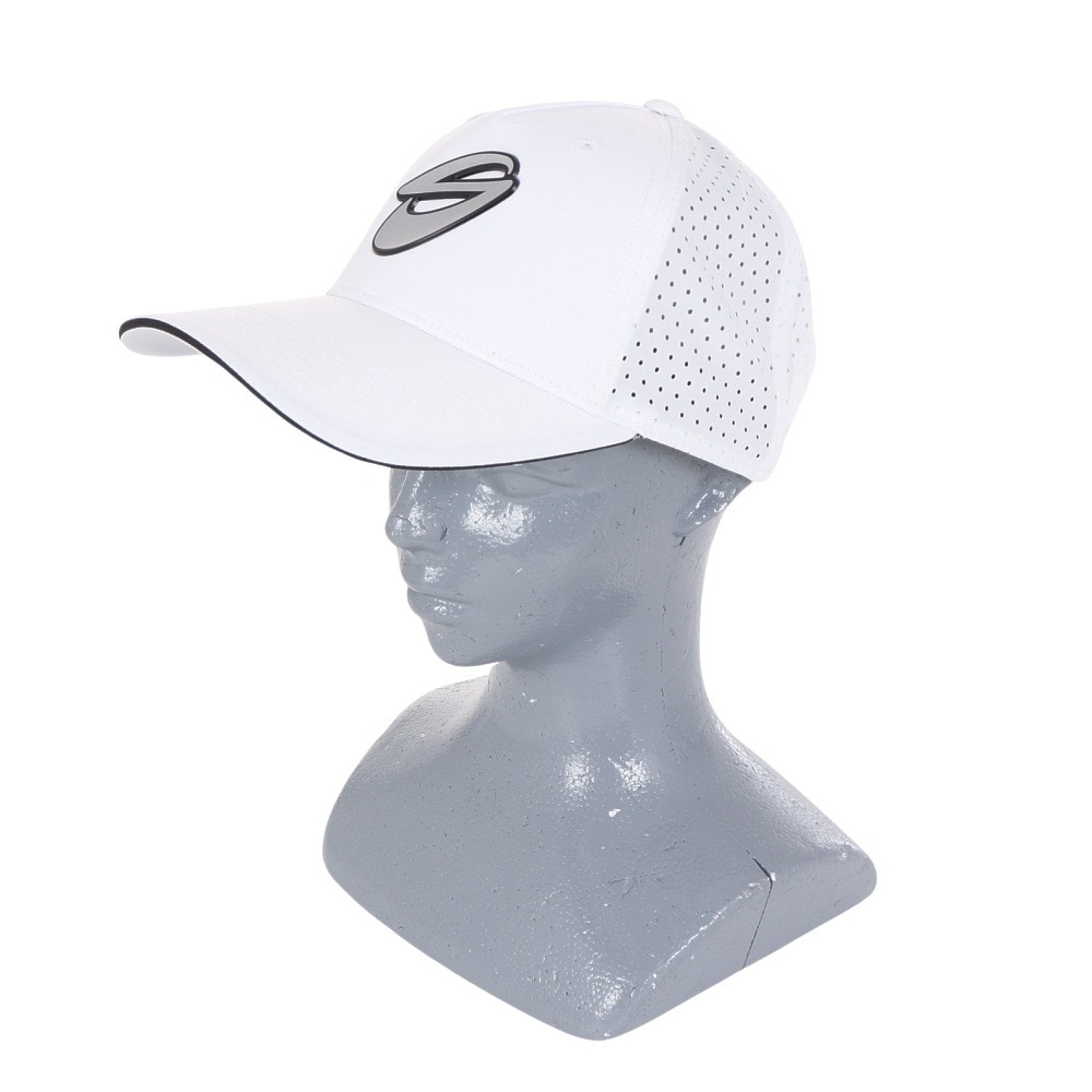 セブゴルフ（SEV GOLF）（メンズ）ゴルフ パンチングキャップ 24SGCPKH002WHT