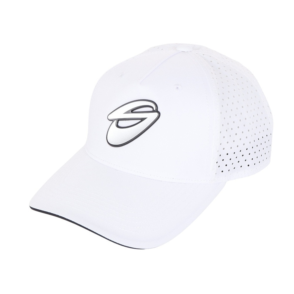 セブゴルフ（SEV GOLF）（メンズ）ゴルフ パンチングキャップ 24SGCPKH002WHT