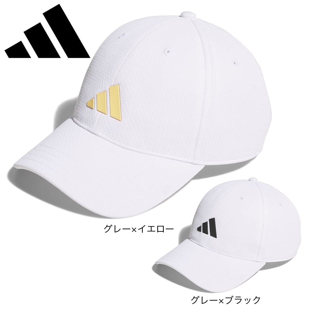 アディダス（adidas）（メンズ、レディース）ゴルフ HEAT.RDY キャップ IHS30-IN2733GR/YE