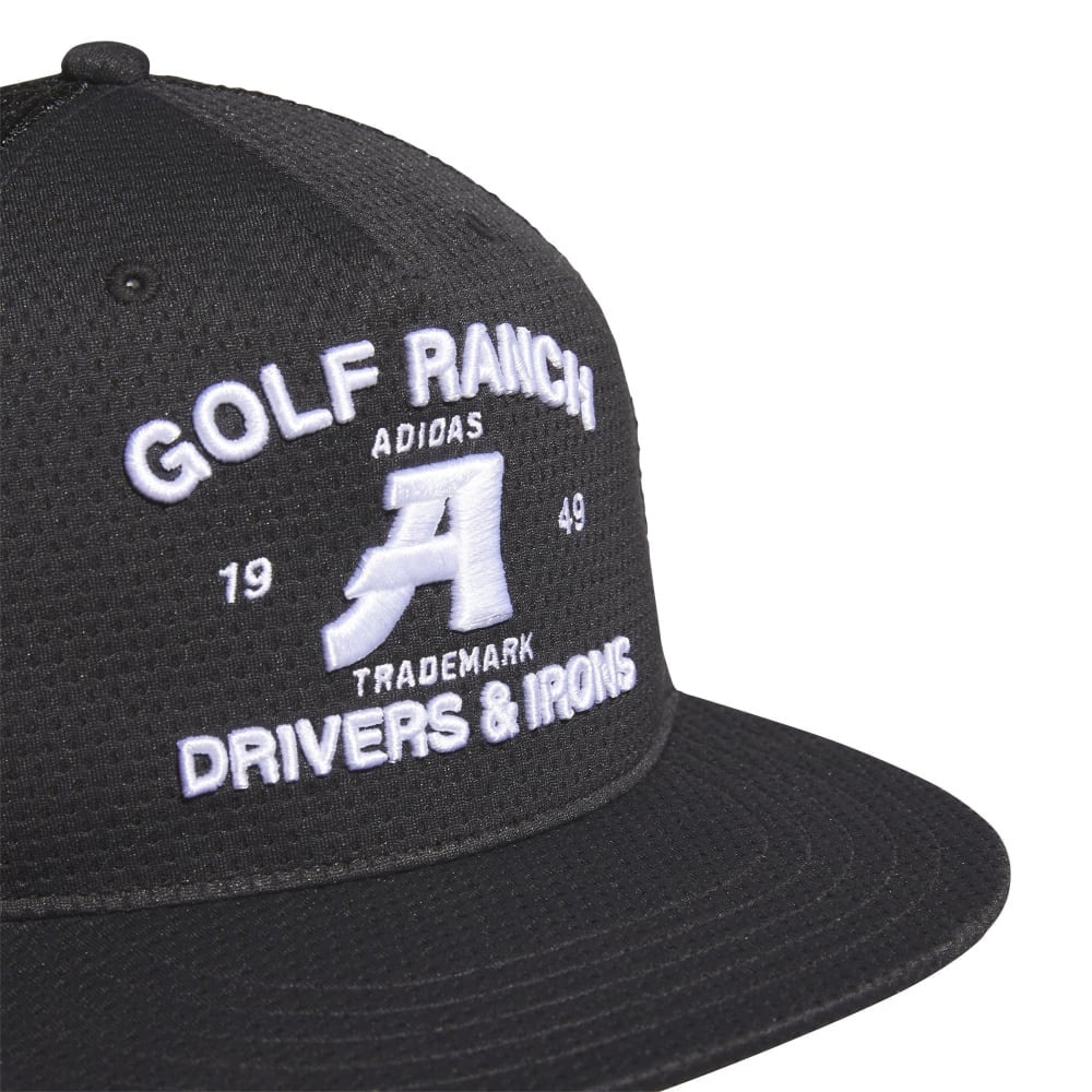 アディダス（adidas）（メンズ）ゴルフ フラットブリム メッシュキャップ IHS33-IN2739BK