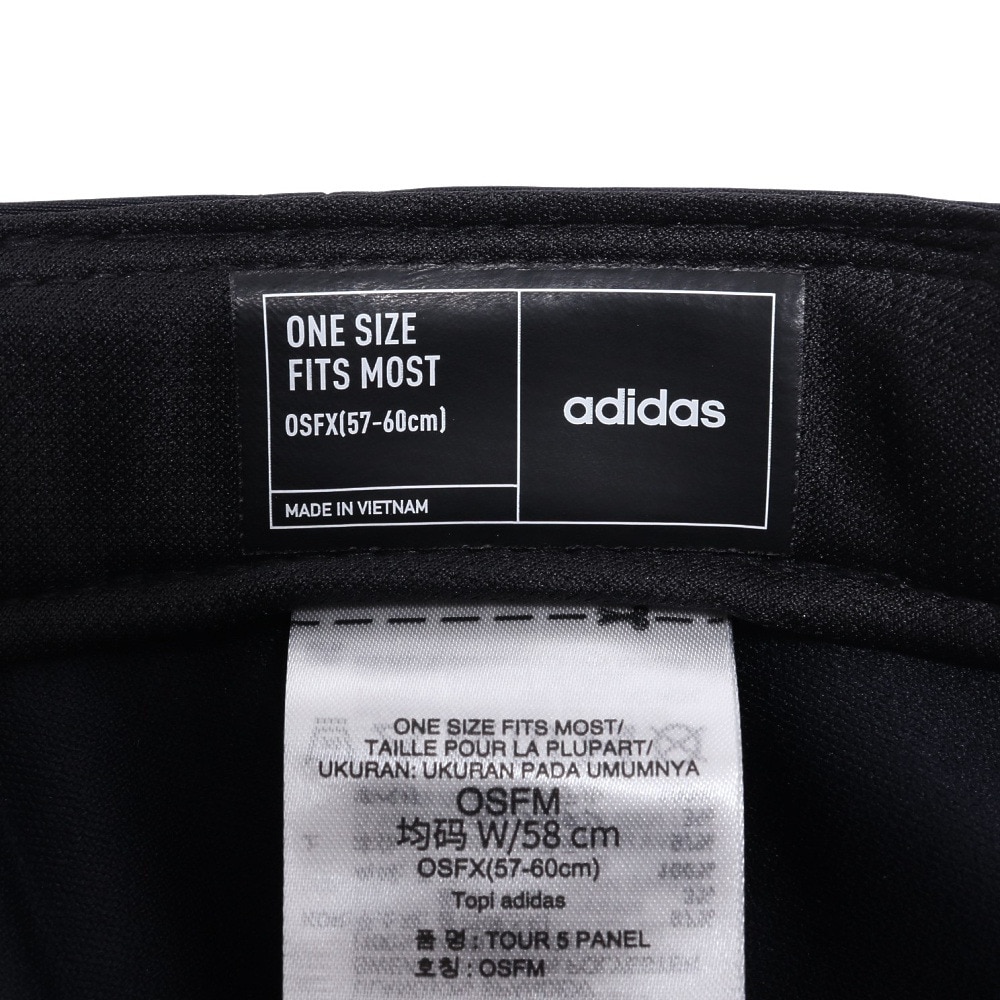 アディダス（adidas）（メンズ）ゴルフ ツアー 5パネルキャップ KOL60-IM9190BK