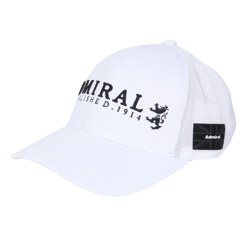アドミラル ゴルフ アクティブトラッドメッシュキャップ ADMB4A12-WHT ＦＦ 10 衣料小物 帽子キャップ