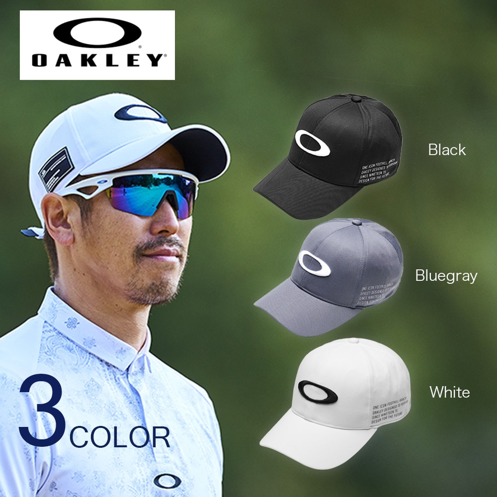 オークリー（OAKLEY）（メンズ）ゴルフ STALWART キャップ FOS901795-100