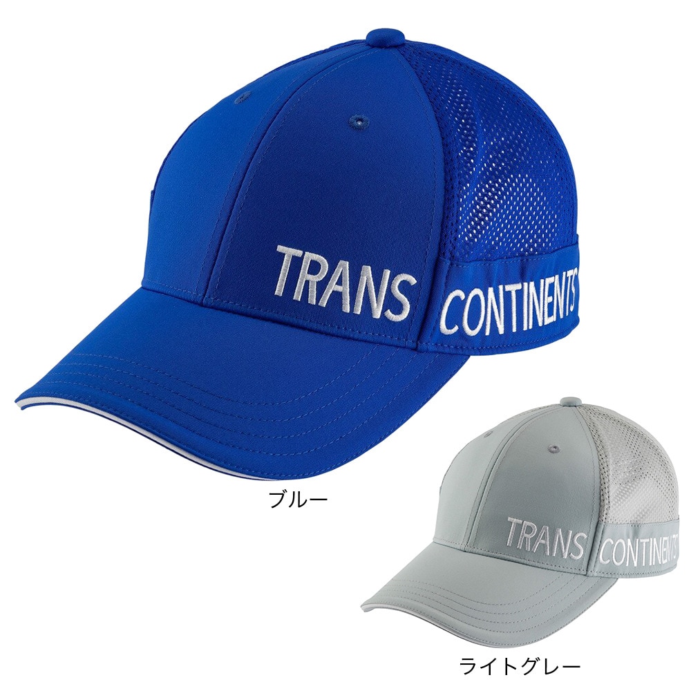 トランスコンチネンツ（TRANS CONTINENTS）（メンズ）ゴルフ ロングロゴキャップ TCC-041 LGRY