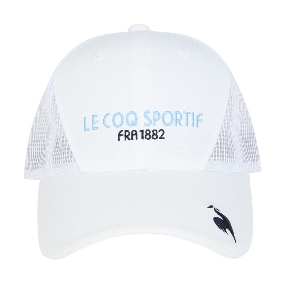 ルコックスポルティフ（lecoqsportif）（メンズ）ゴルフ クーリングメッシュキャップ QGBXJC09 WH00
