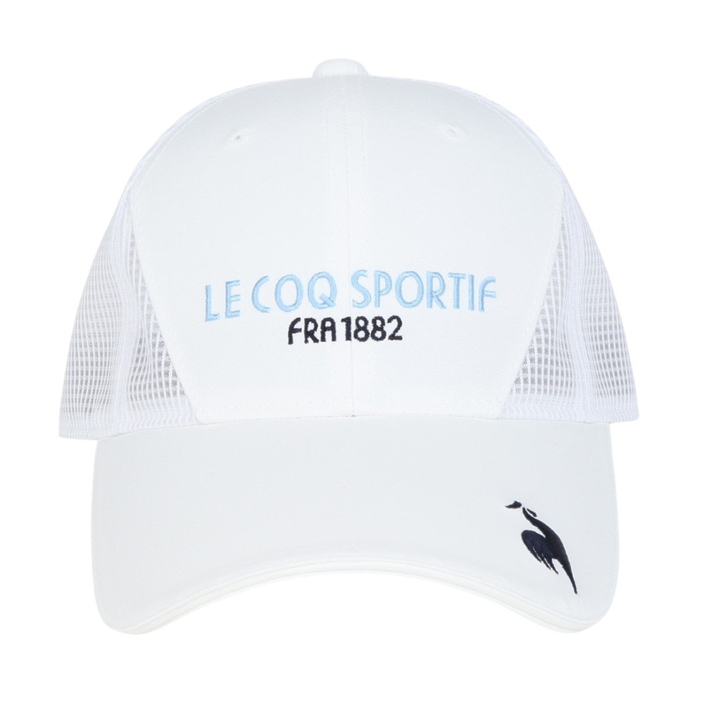 ルコックスポルティフ（lecoqsportif）（メンズ）クーリングメッシュキャップ QGBXJC09 WH00