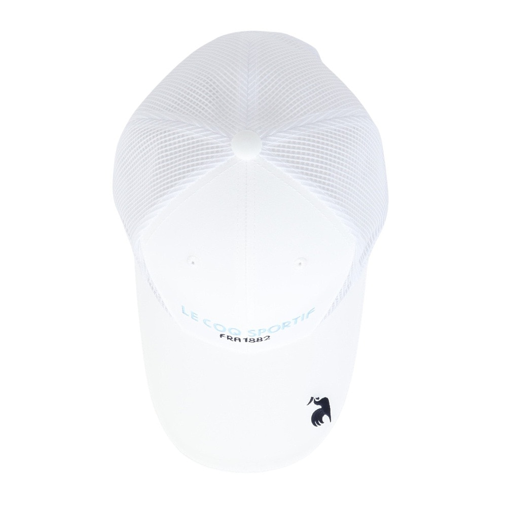 ルコックスポルティフ（lecoqsportif）（メンズ）ゴルフ クーリングメッシュキャップ QGBXJC09 WH00