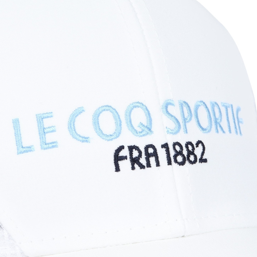 ルコックスポルティフ（lecoqsportif）（メンズ）ゴルフ クーリングメッシュキャップ QGBXJC09 WH00