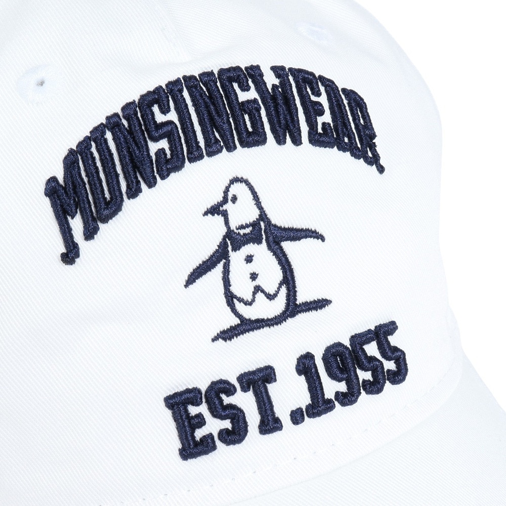 マンシングウエア（MUNSING WEAR）（メンズ）ゴルフ ペンギン刺繍 ベースボールキャップ MGBXJC05 WH00