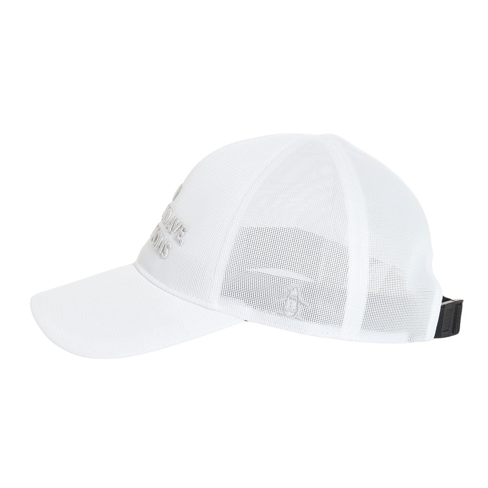 マンシングウエア（MUNSING WEAR）（メンズ）ゴルフ はっ水 メッシュキャップ MGBXJC08 WH00