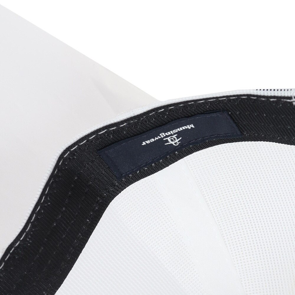 マンシングウエア（MUNSING WEAR）（メンズ）ゴルフ はっ水 メッシュキャップ MGBXJC08 WH00