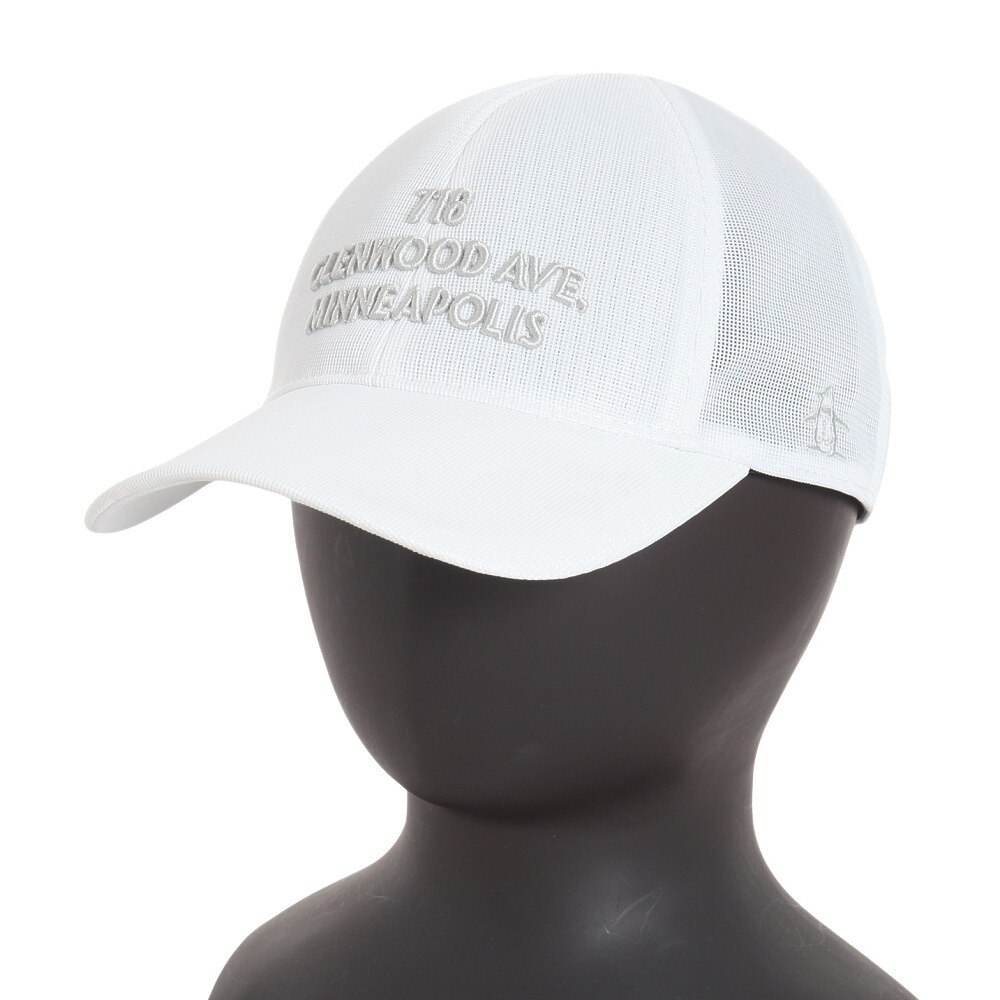 マンシングウエア（MUNSING WEAR）（メンズ）ゴルフ はっ水 メッシュキャップ MGBXJC08 WH00