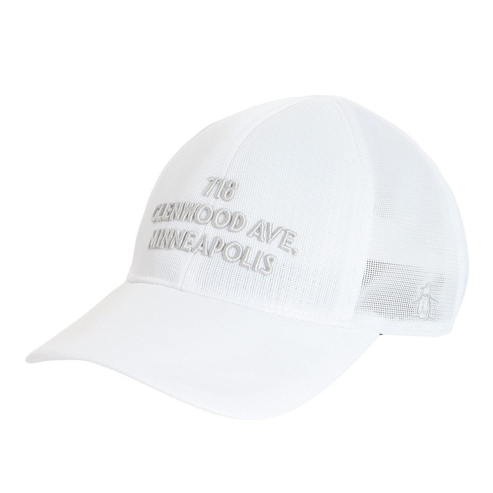 マンシングウエア（MUNSING WEAR）（メンズ）ゴルフ はっ水 メッシュキャップ MGBXJC08 WH00