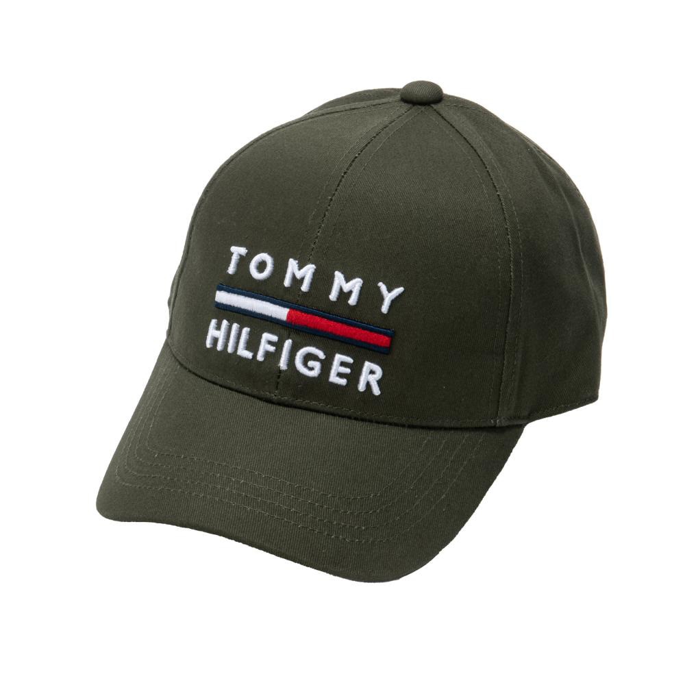 トミーヒルフィガー（TOMMY HILFIGER）（メンズ）キャップ ツイル THMB3F07-OLV