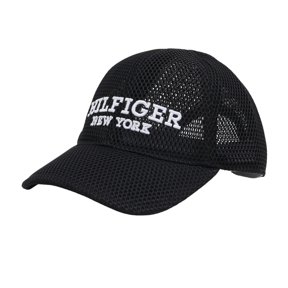 トミー ヒルフィガー ゴルフ（TOMMY HILFIGER GOLF）（メンズ）ゴルフ キャップ ダブルラッセル THMB4S25-BLK