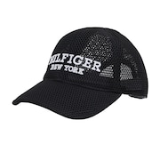 トミーヒルフィガー（TOMMY HILFIGER）（メンズ）キャップ ダブルラッセル THMB4S25-BLK