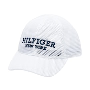 トミーヒルフィガー（TOMMY HILFIGER）（メンズ）キャップ ダブルラッセル THMB4S25-WHT