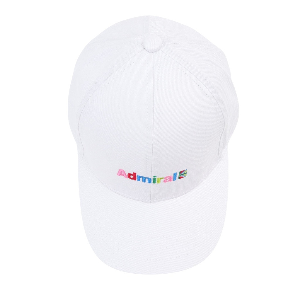 アドミラル ゴルフ（Admiral GOLF）（メンズ、レディース）ゴルフ ロゴ アジャスターコードキャップ ADMB4A08-WHT