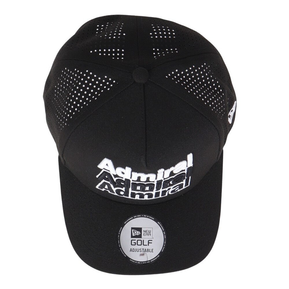アドミラル ゴルフ（Admiral GOLF）（メンズ、レディース）ゴルフ キャップ ニューエラコラボ940-FRAME ADMB4A14-BLK