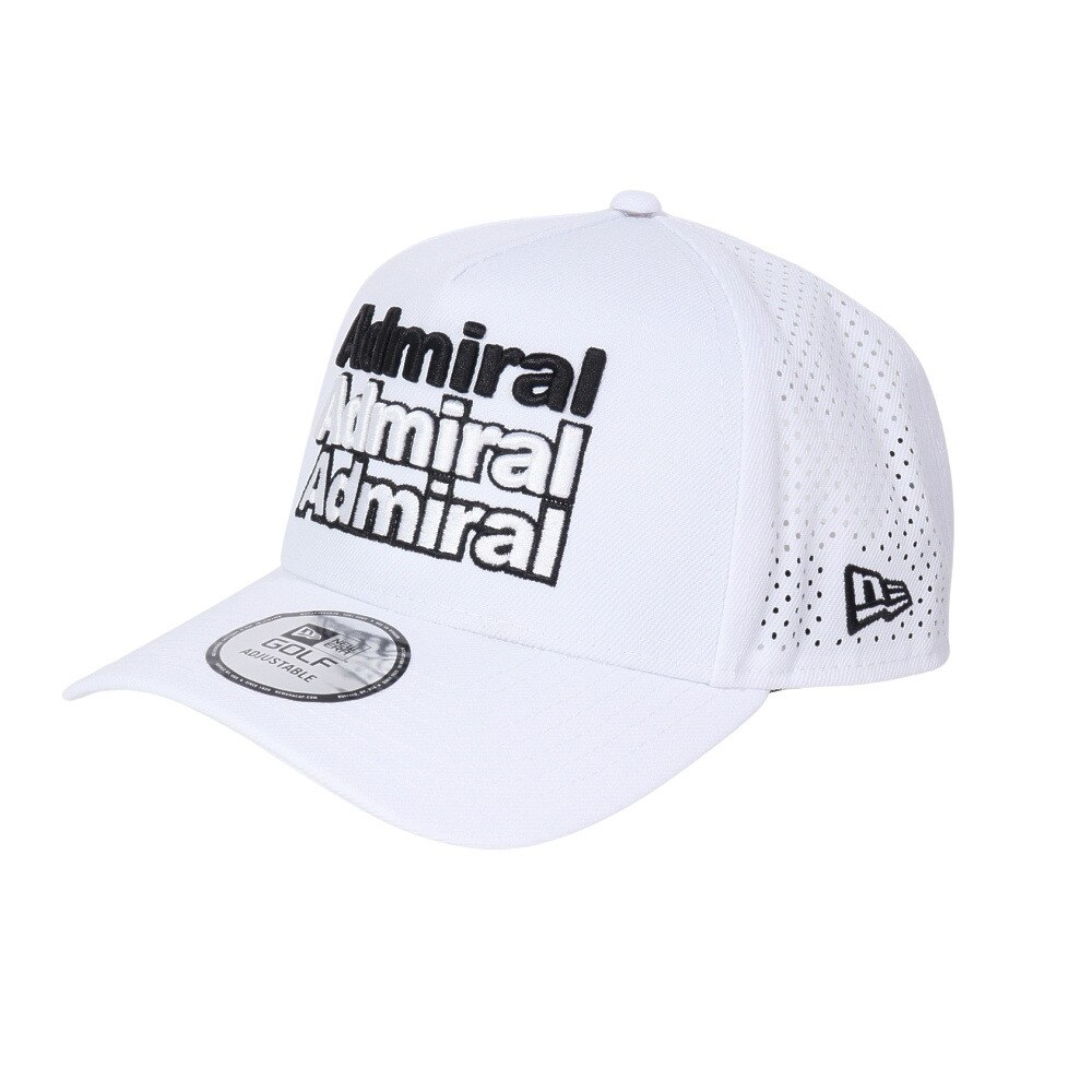 アドミラル ゴルフ（Admiral GOLF）（メンズ、レディース）ゴルフ キャップ ニューエラコラボ940-FRAME ADMB4A14-WHT