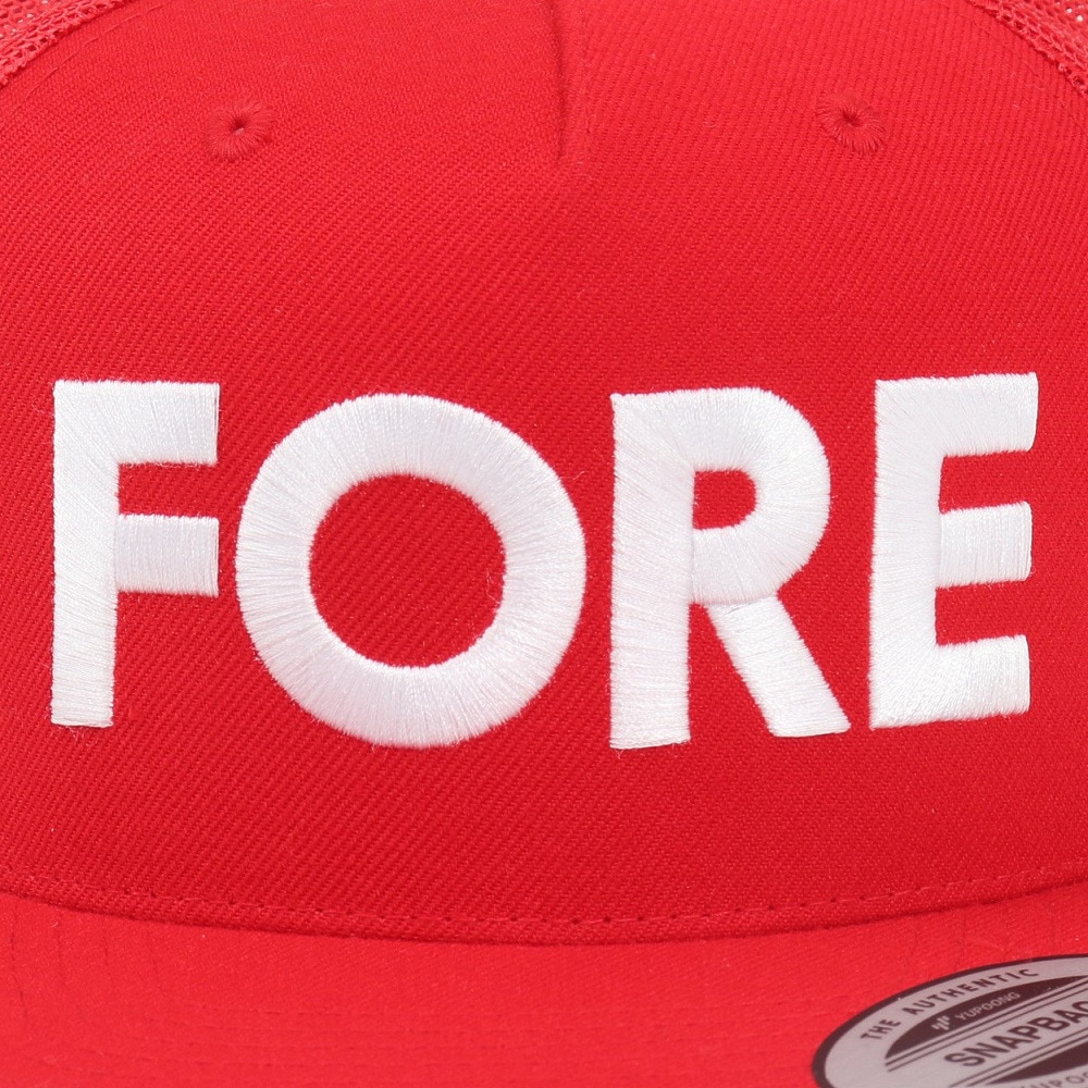 バーズオブコンドル（BIRDS OF CONDOR）（メンズ、レディース）ゴルフ FORE キャップ TEMC301F-RED