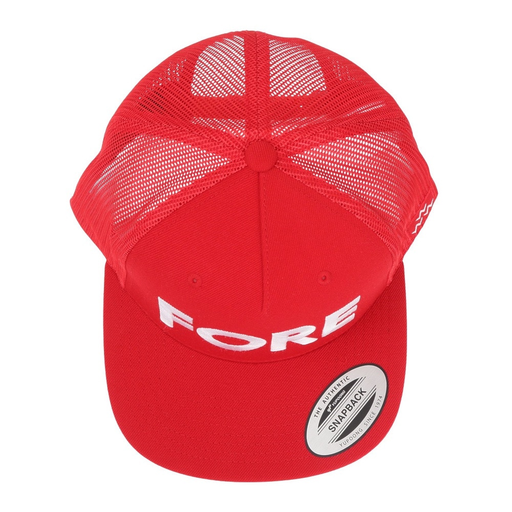バーズオブコンドル（BIRDS OF CONDOR）（メンズ、レディース）ゴルフ FORE キャップ TEMC301F-RED