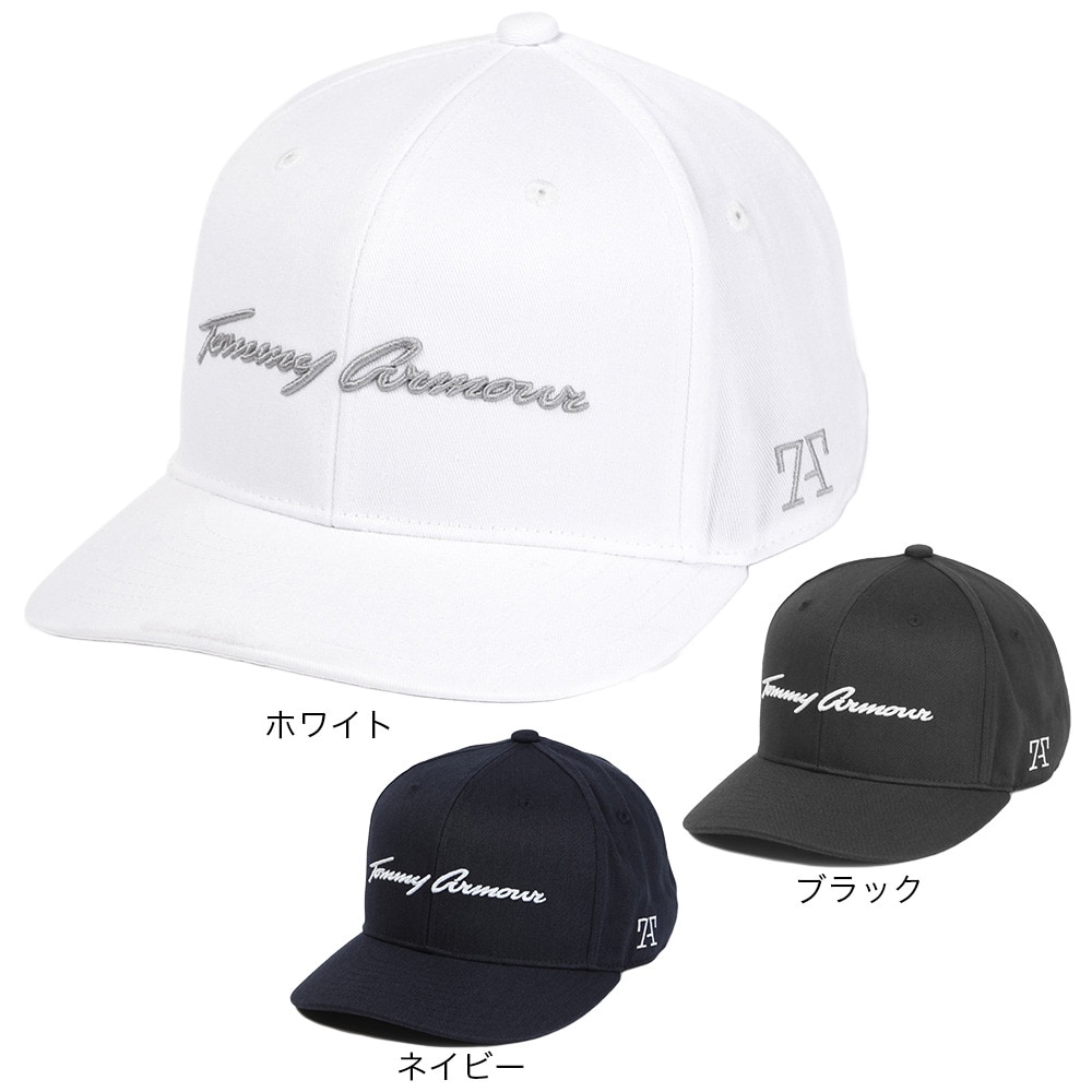 トミーアーマー（Tommy Armour）（メンズ）ゴルフ ベーシックキャップ TAST24B040108 BLK