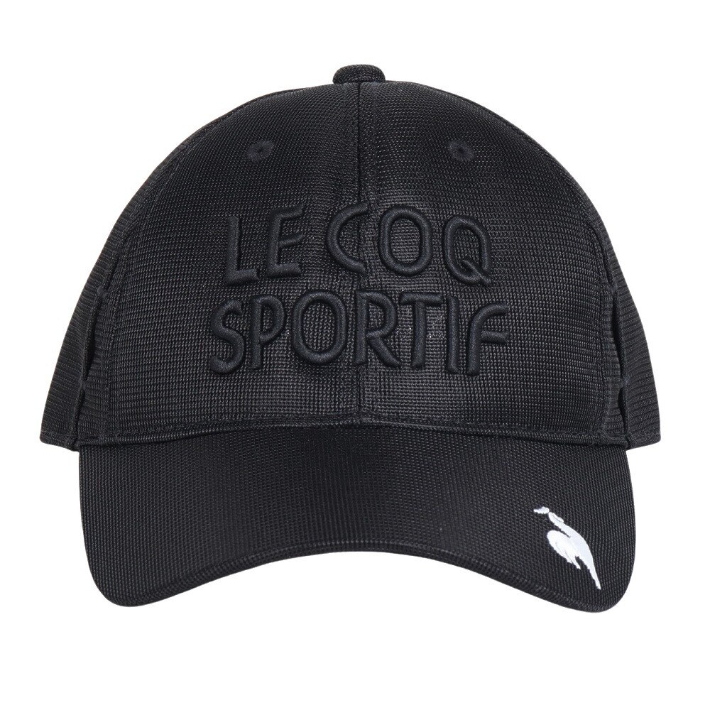 ルコックスポルティフ（lecoqsportif）（メンズ）ゴルフ 撥水メッシュゴルファーズキャップ QGBXJC08 BK00