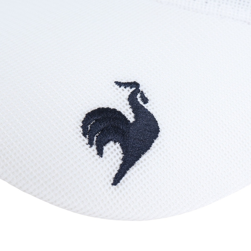 ルコックスポルティフ（lecoqsportif）（メンズ）ゴルフ 撥水メッシュゴルファーズキャップ QGBXJC08 WH00