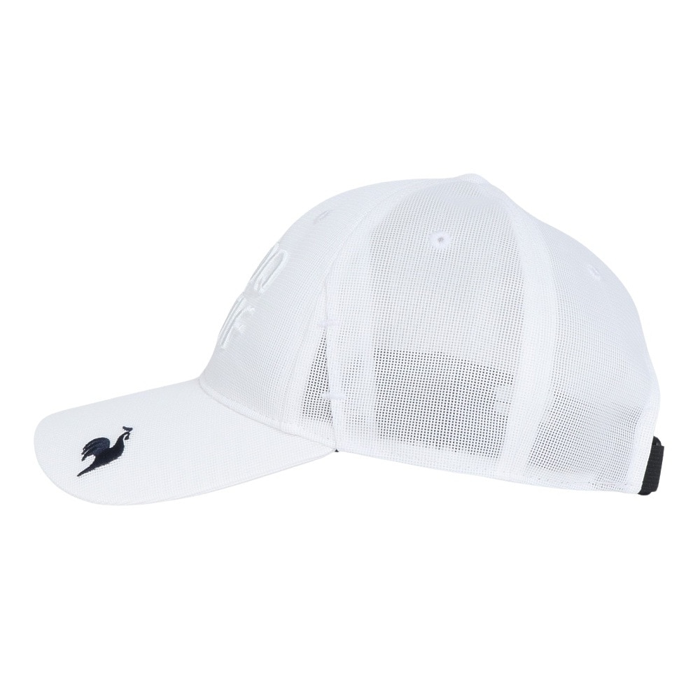 ルコックスポルティフ（lecoqsportif）（メンズ）ゴルフ 撥水メッシュゴルファーズキャップ QGBXJC08 WH00