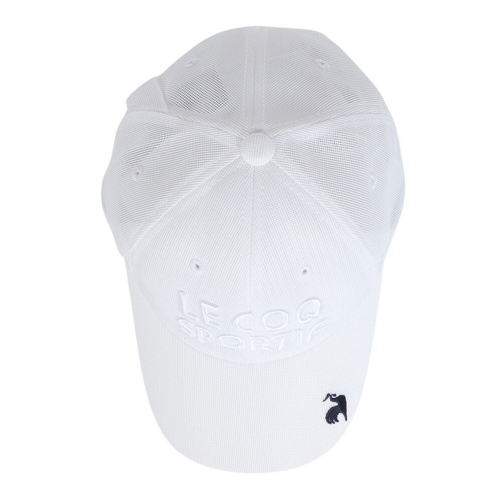 ルコックスポルティフ（lecoqsportif）（メンズ）ゴルフ 撥水メッシュゴルファーズキャップ QGBXJC08 WH00