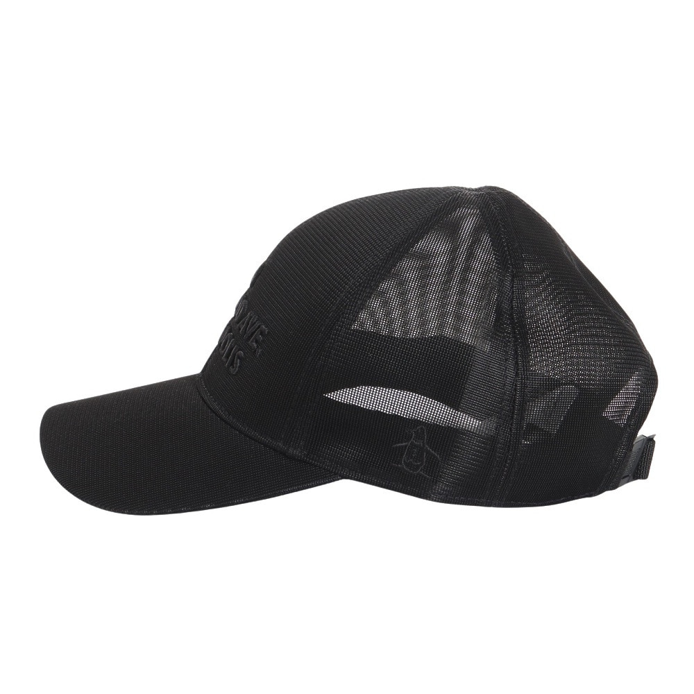 マンシングウエア（MUNSING WEAR）（メンズ）ゴルフ はっ水 メッシュキャップ MGBXJC08 BK00