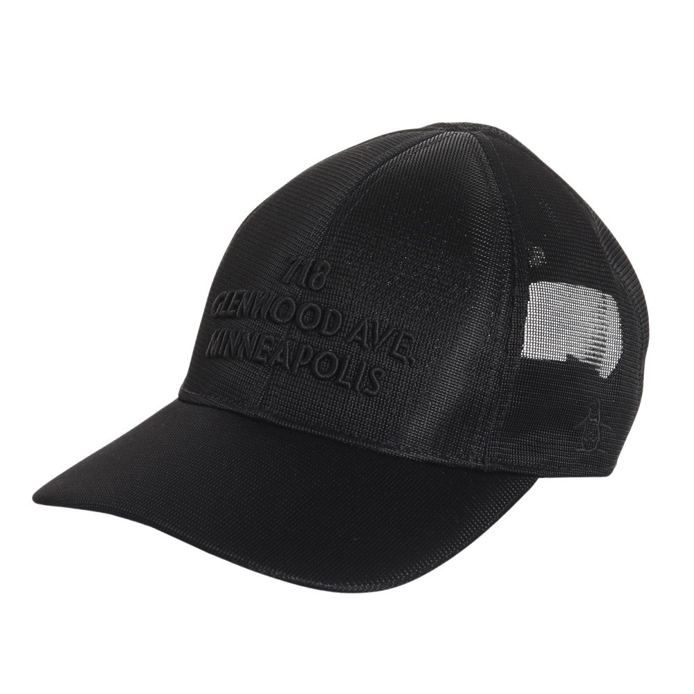 マンシングウエア（MUNSING WEAR）（メンズ）ゴルフ はっ水 メッシュキャップ MGBXJC08 BK00