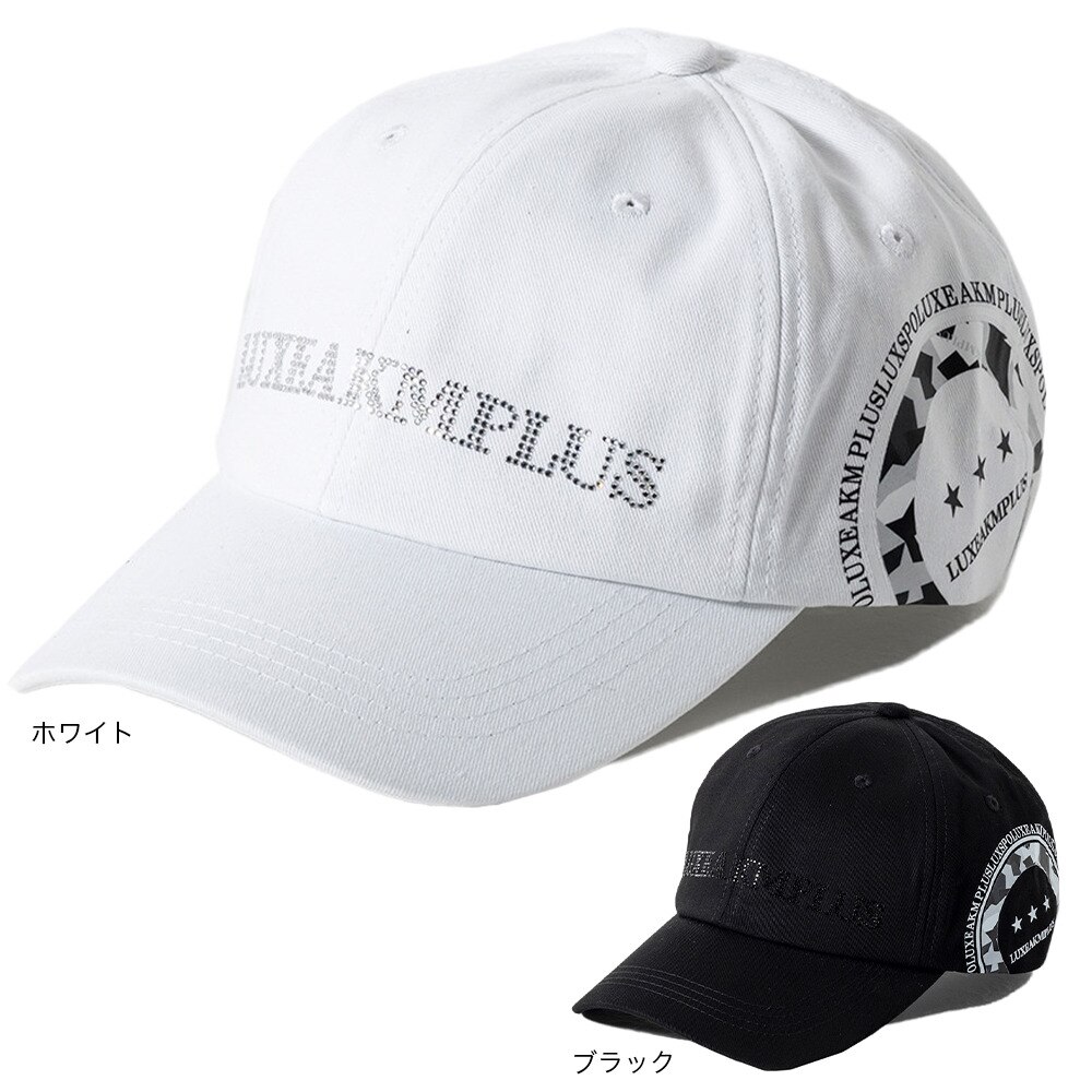 リュクスエイケイエムプラス（LUXEAKMPLU）（メンズ）サークルロゴキャップ LAZ-24001black