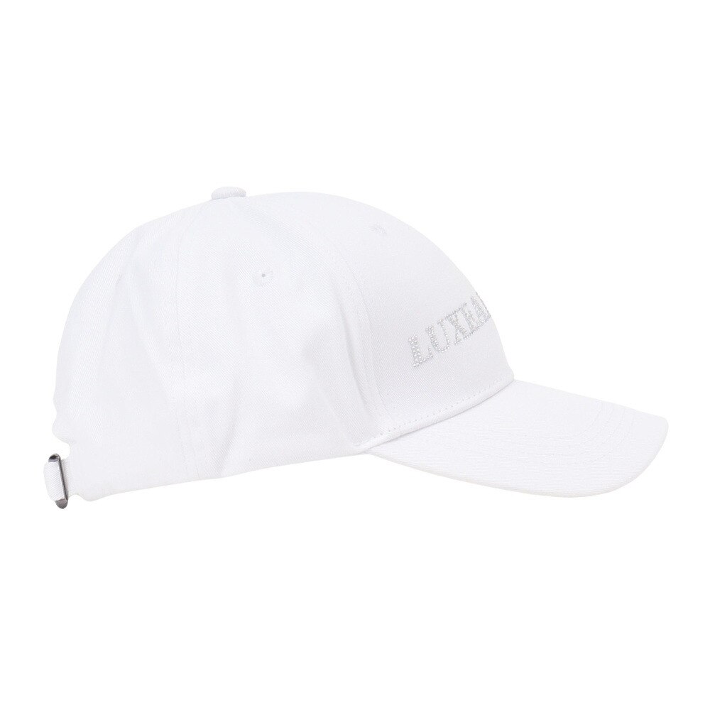 リュクスエイケイエムプラス（LUXEAKMPLU）（メンズ）サークルロゴキャップ LAZ-24001white
