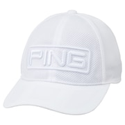 ピン（PING）（メンズ）ゴルフ 軽量キャップ HW-P2411 WH 37446