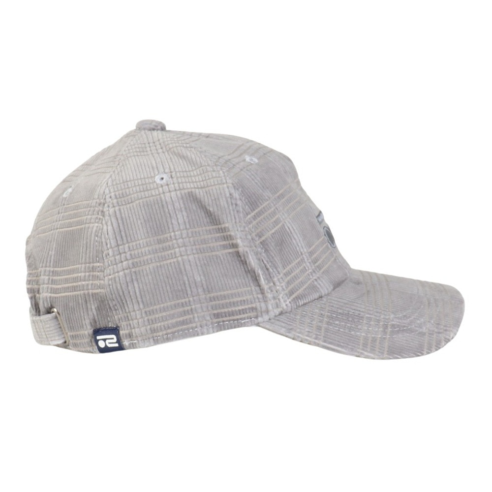 ROSASEN（メンズ）ゴルフ 吸水 速乾 シャンブレー コーデュロイ チェックキャップ 046-52834-013-24AW