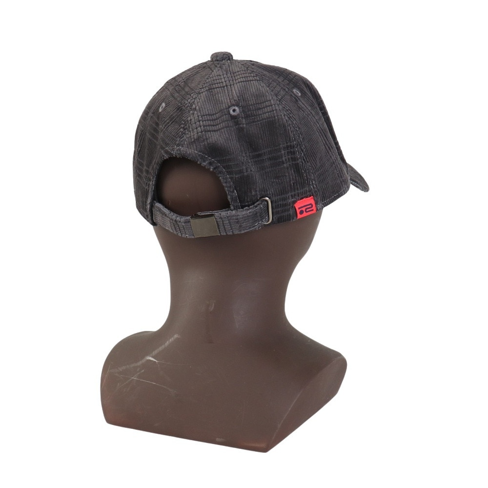 ROSASEN（メンズ）ゴルフ 吸水 速乾 シャンブレー コーデュロイ チェックキャップ 046-52834-018-24AW