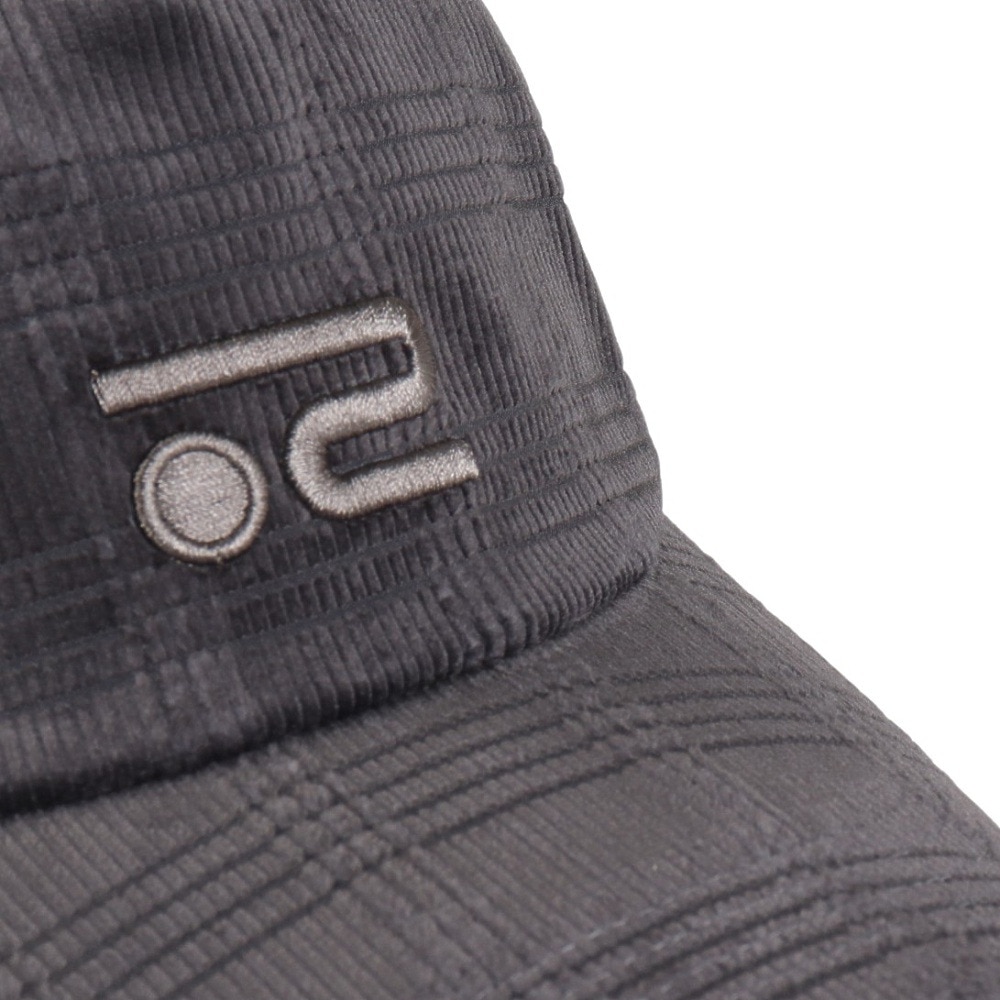 ROSASEN（メンズ）ゴルフ 吸水 速乾 シャンブレー コーデュロイ チェックキャップ 046-52834-018-24AW