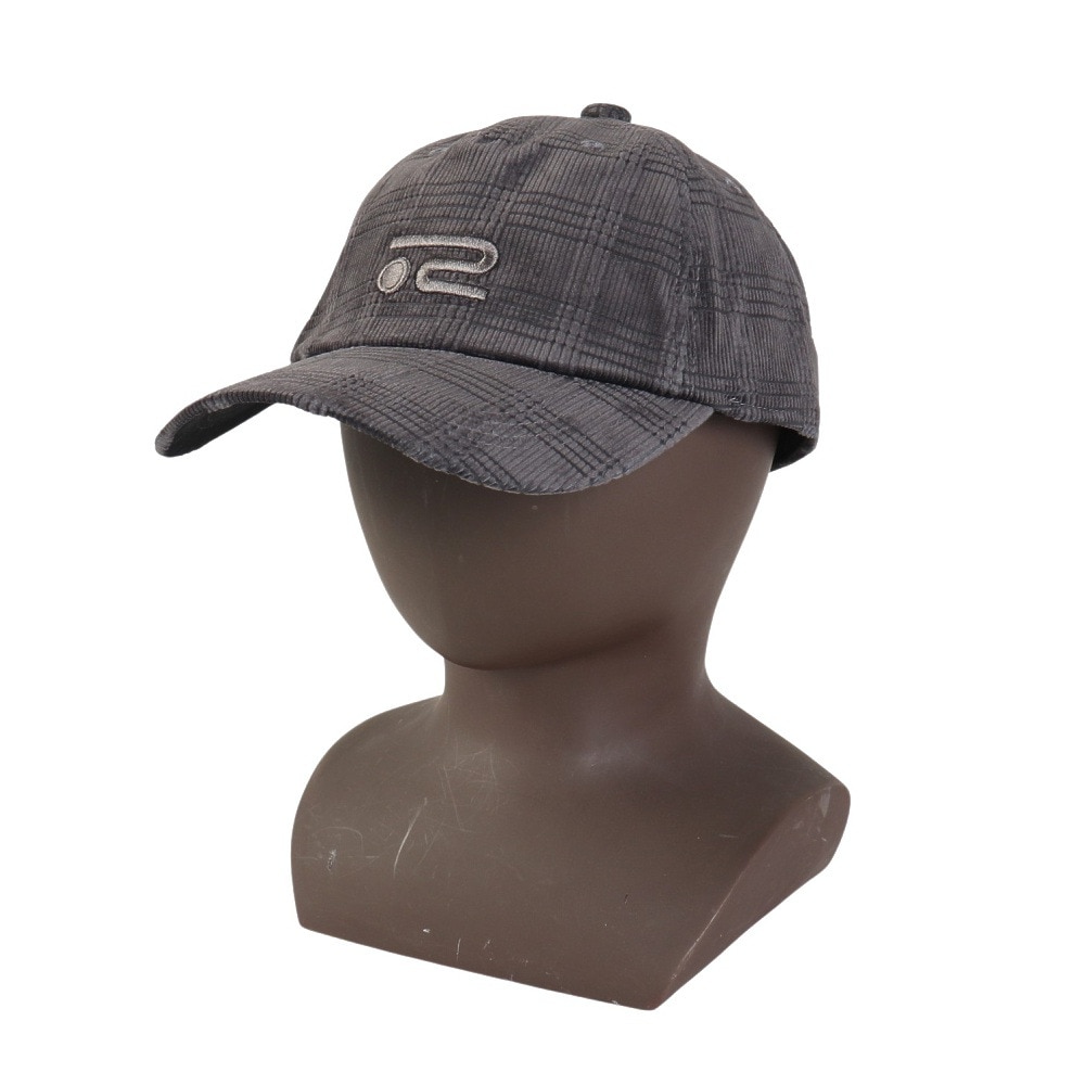 ROSASEN（メンズ）ゴルフ 吸水 速乾 シャンブレー コーデュロイ チェックキャップ 046-52834-018-24AW