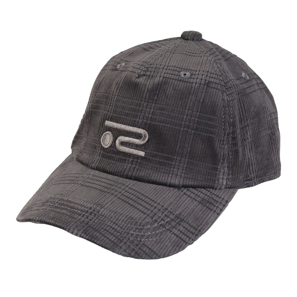 ROSASEN（メンズ）ゴルフ 吸水 速乾 シャンブレー コーデュロイ チェックキャップ 046-52834-018-24AW