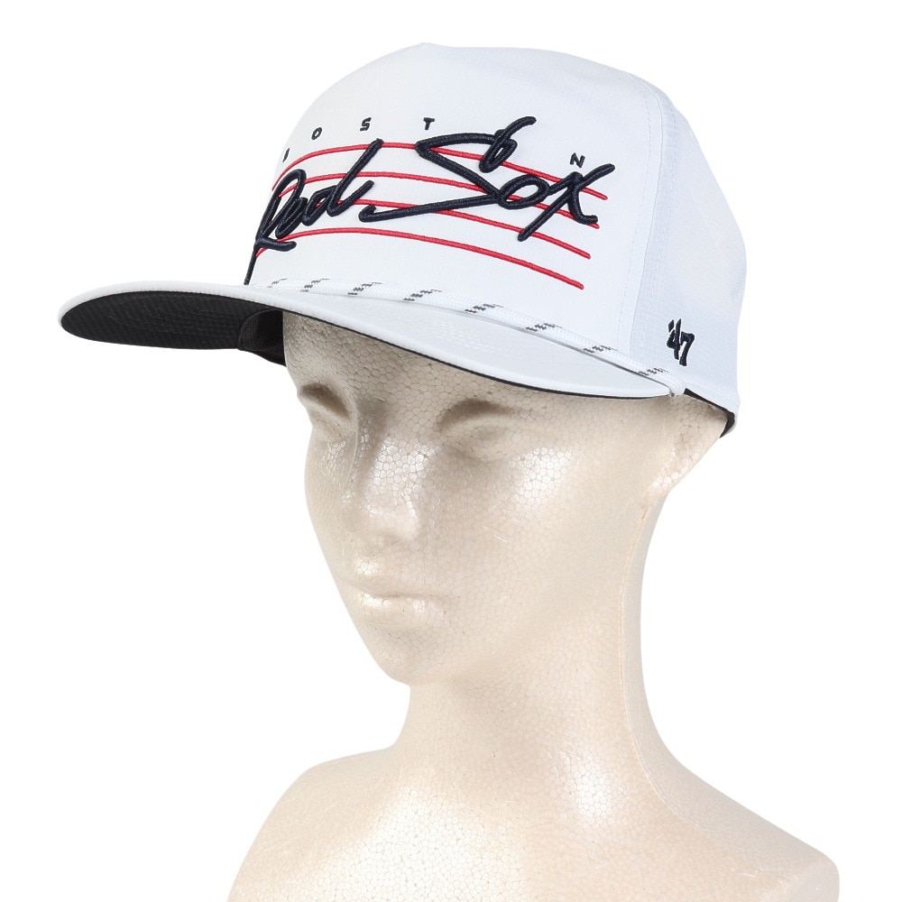 フォーティーセブン（47）（メンズ）ゴルフ キャップ レッドソックス Downburst B-DNBST02BBP-WH