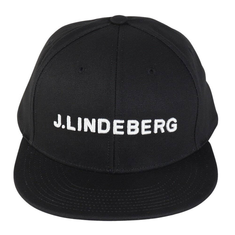 J.LINDEBERG（メンズ）ゴルフ 速乾 軽量 フラット ピークキャップ 073-52834-019