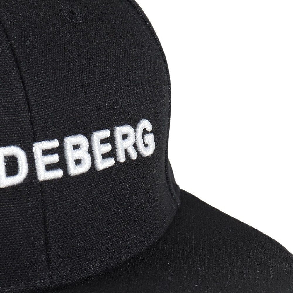J.LINDEBERG（メンズ）ゴルフ 速乾 軽量 フラット ピークキャップ 073-52834-019