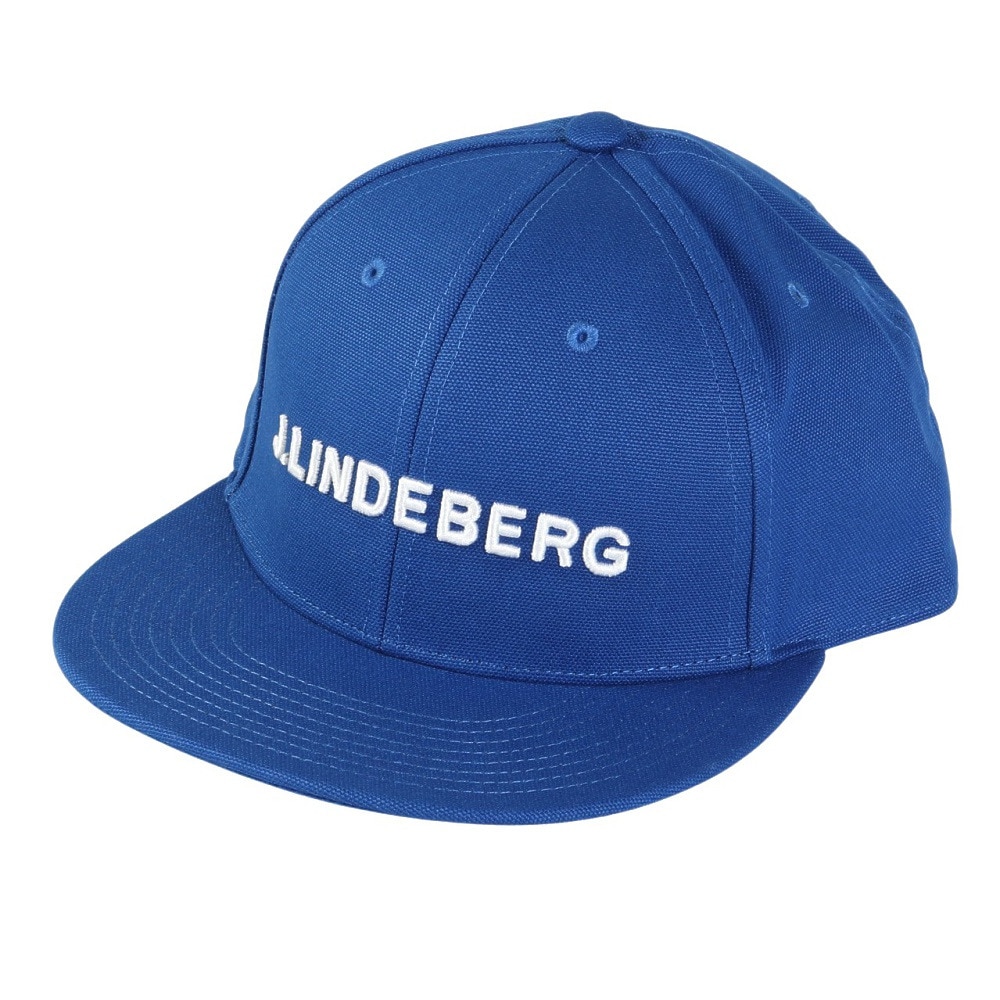 J.LINDEBERG（メンズ）ゴルフ 速乾 軽量 フラット ピークキャップ 073-52834-096