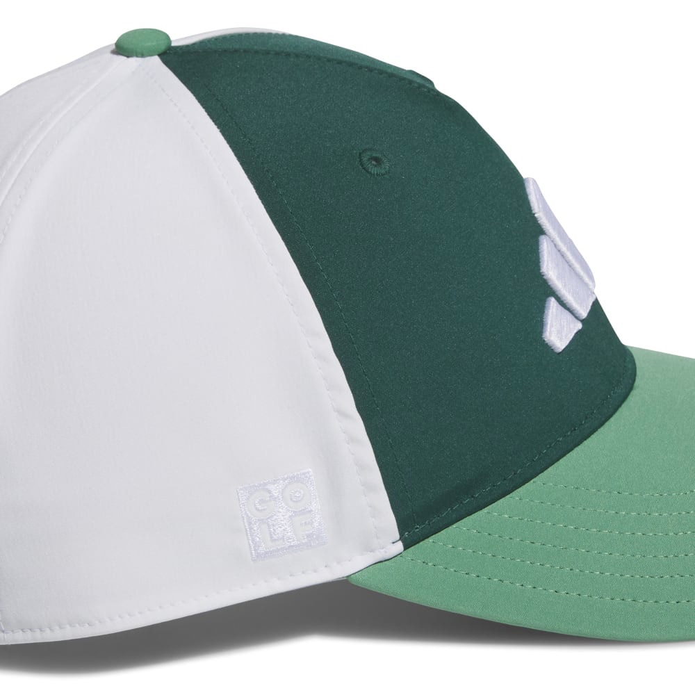 アディダス（adidas）（メンズ、レディース）ゴルフ 吸湿 カラーブロック キャップ JTW32-IW6730 GRN