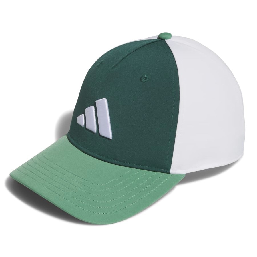 アディダス（adidas）（メンズ、レディース）ゴルフ 吸湿 カラーブロック キャップ JTW32-IW6730 GRN